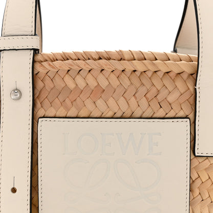 Loewe Raffia Small Basket Tote Bag Natural White 8 of 10