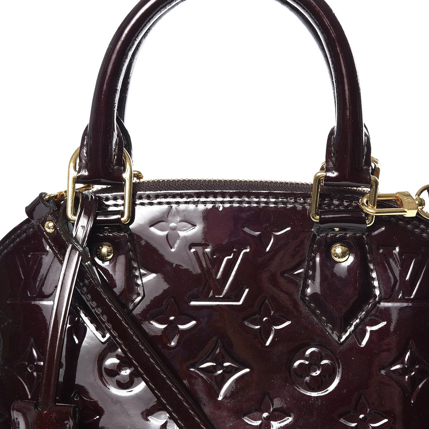 Louis Vuitton Vernis Alma BB Amarante 11 of 11