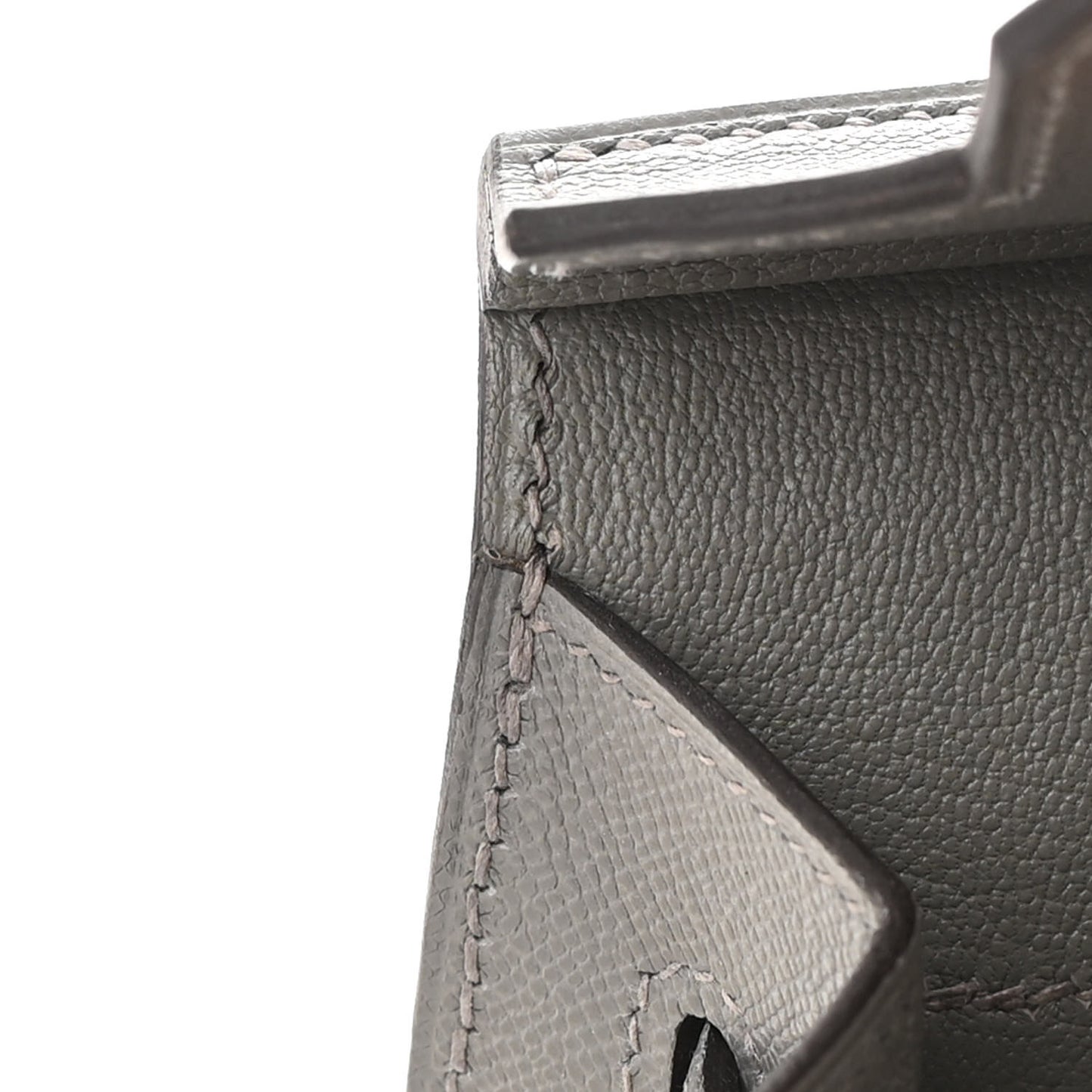 Epsom Birkin Sellier 25 Gris Meyer