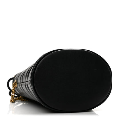 Gucci Calfskin Matelasse Mini GG Marmont 2.0 Bucket Bag Black 4 of 11