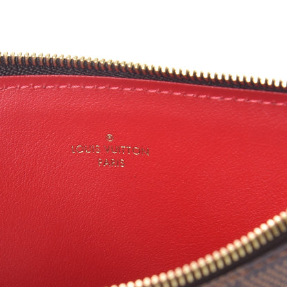 Louis Vuitton Damier Ebene Felicie Chain Wallet Zippered Insert 6 of 6