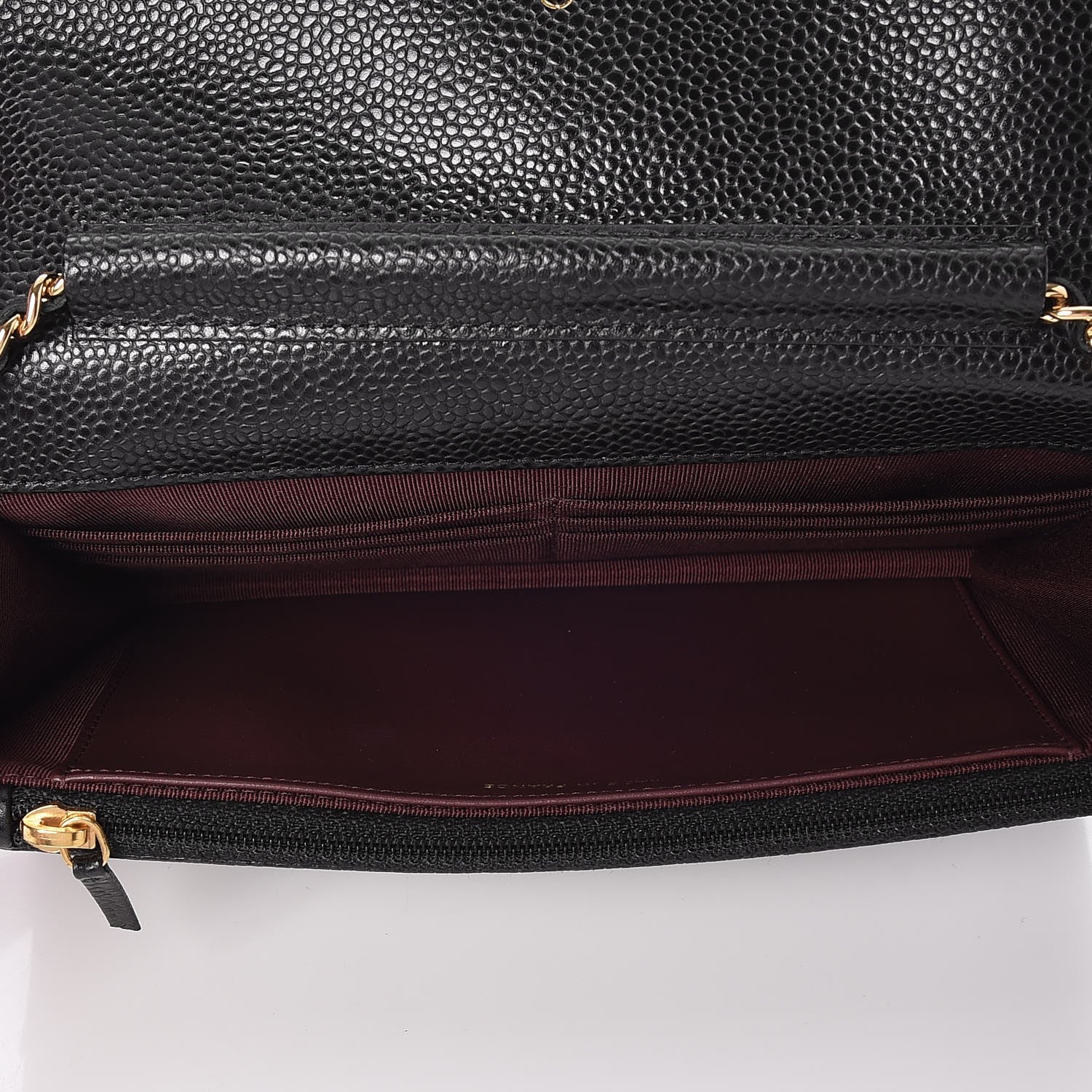 Chanel Caviar Quilted Wallet On Chain WOC Black 5 of 9