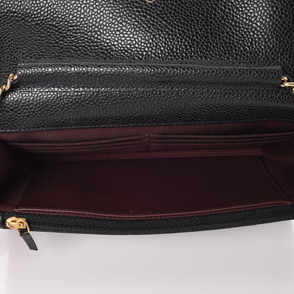 Chanel Caviar Quilted Wallet On Chain WOC Black 5 of 9