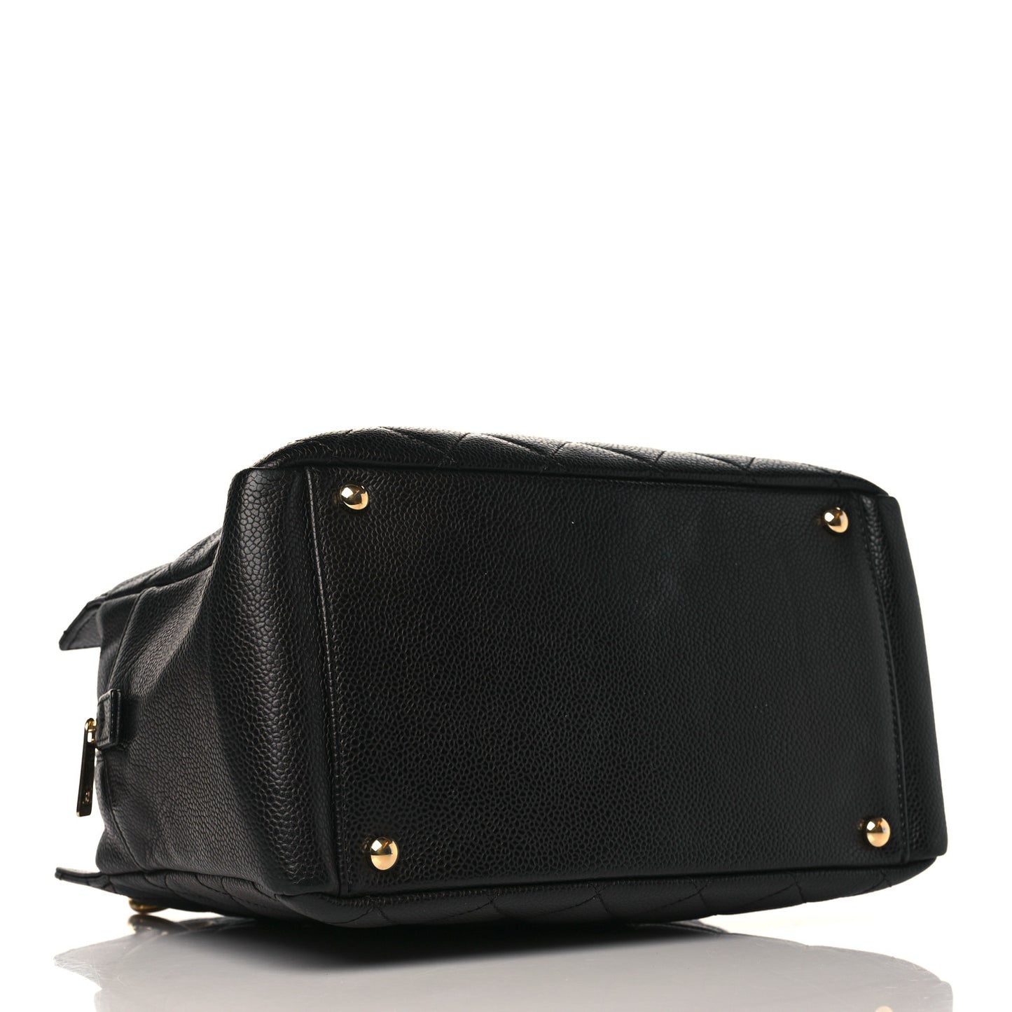 Caviar Quilted Petit Timeless Tote PTT Black