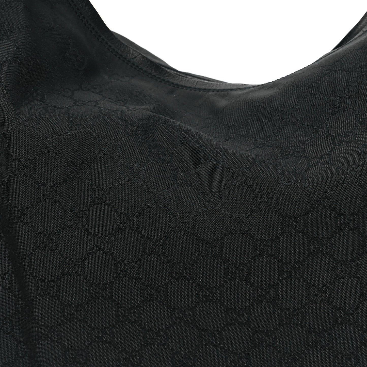 Nylon Monogram Large Hobo Black
