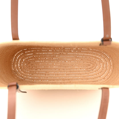 Loewe Raffia Small Square Basket Tote Bag Natural Tan 5 of 11