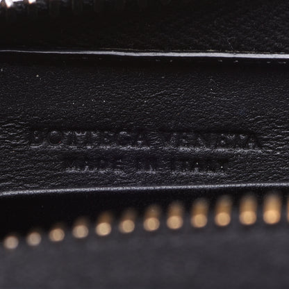 Bottega Veneta Nappa Intrecciato Zip Around Coin Purse Black 6 of 12