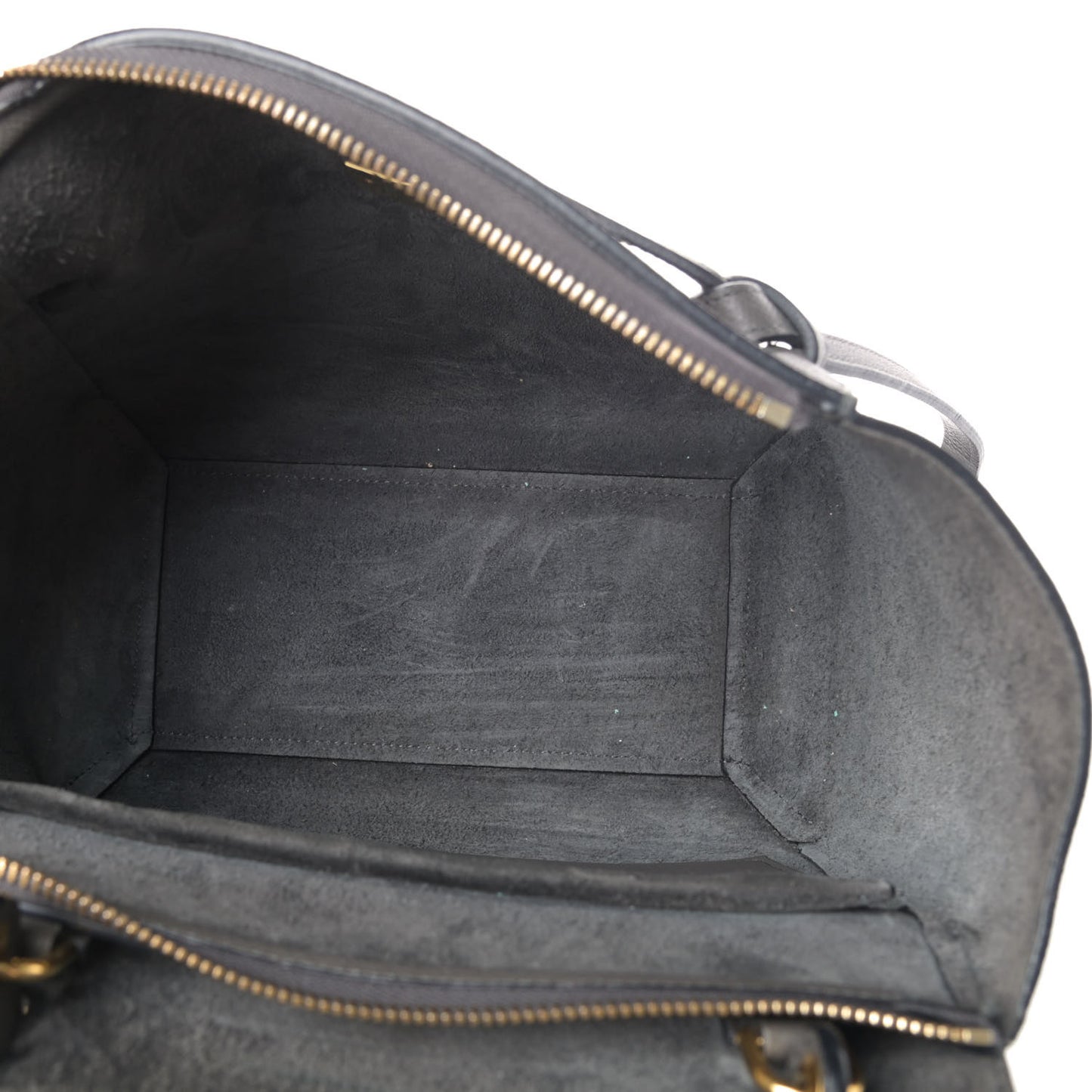 Grained Calfskin Mini Belt Bag Grey