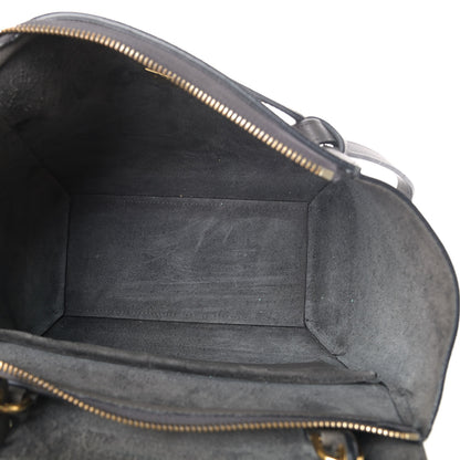 Celine Grained Calfskin Mini Belt Bag Grey 4 of 12