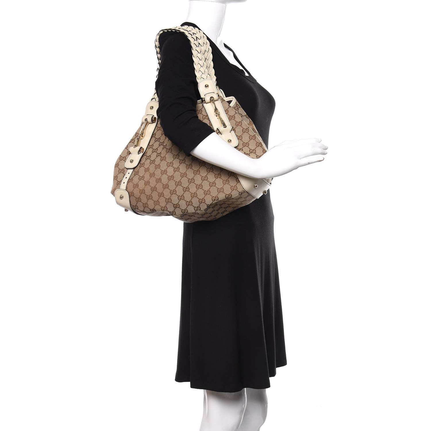 Gucci Monogram Small Pelham Shoulder Bag Off White 2 of 10