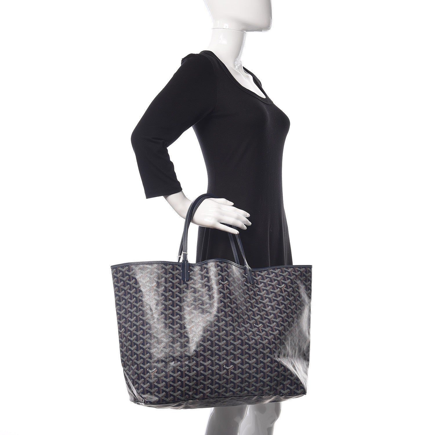 Goyard Goyardine Saint Louis GM Navy 2 of 8