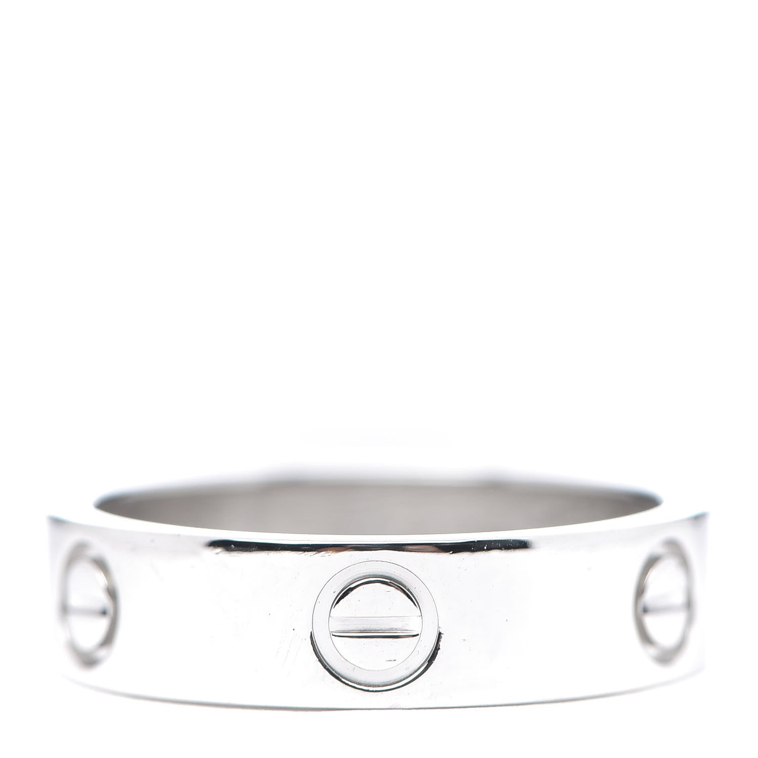 Cartier Platinum 5.5mm LOVE Ring 59 8.75 1 of 5