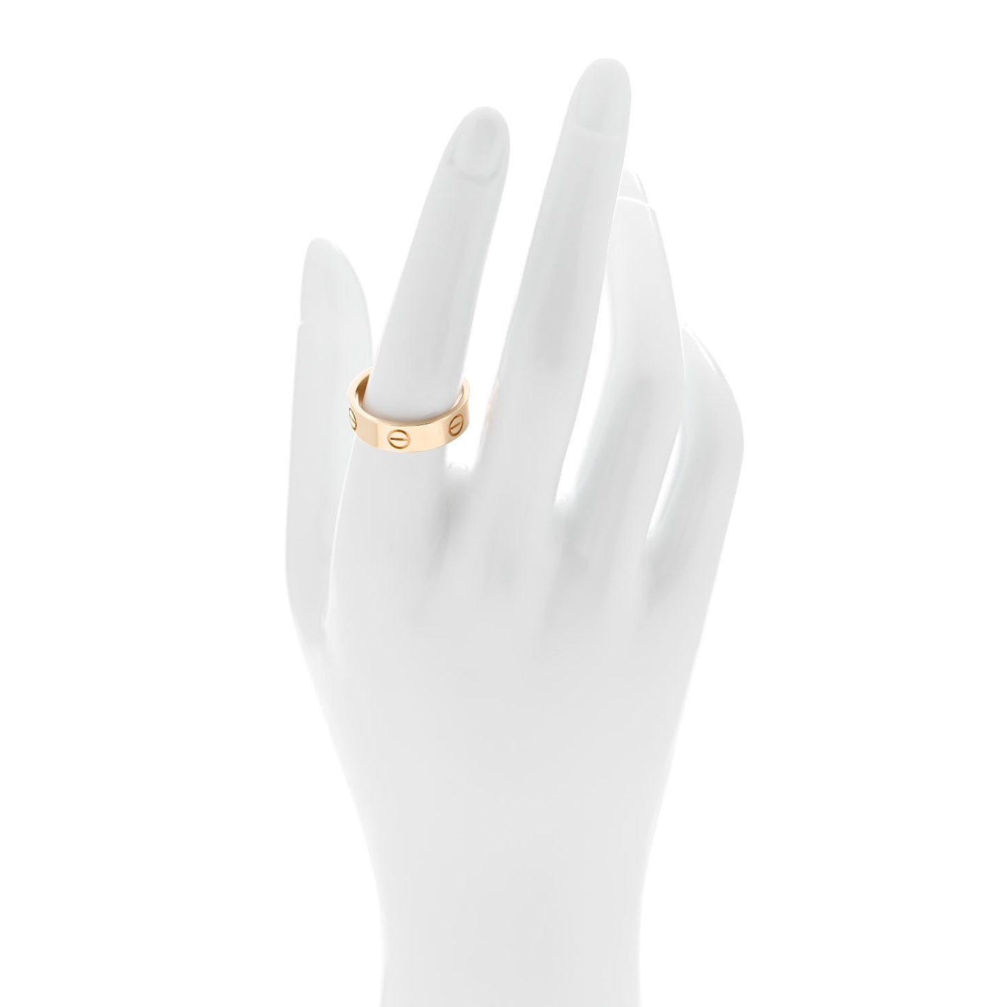 18K Yellow Gold 5.5mm LOVE Ring 57 8