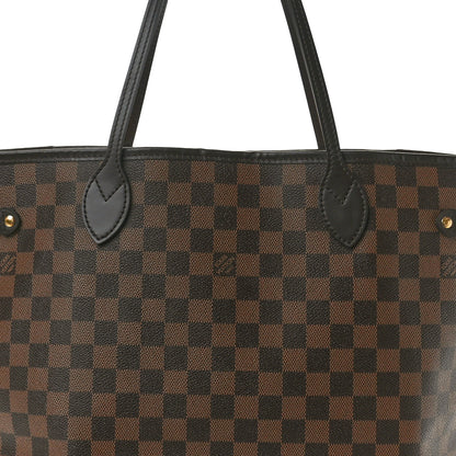 Louis Vuitton Damier Ebene Neo Neverfull MM Rose Ballerine 7 of 12