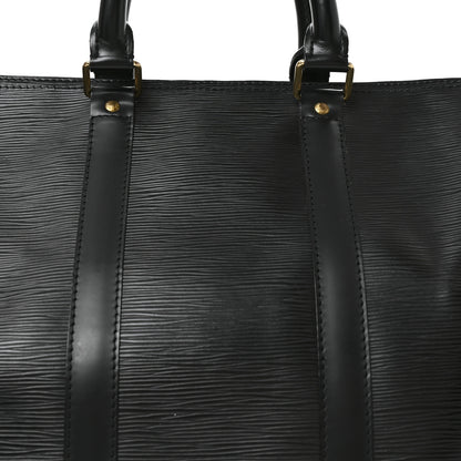 Louis Vuitton Epi Keepall 45 Black Black 6 of 8