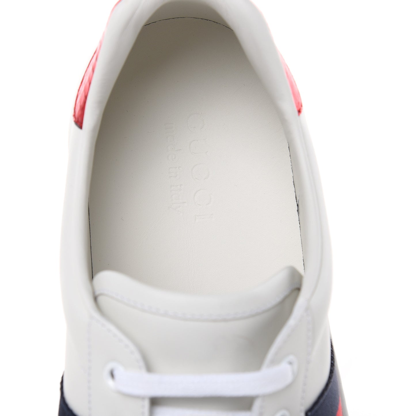 Calfskin Ayers Web UFO Dragon Embroidered Mens Ace Sneakers 11 White