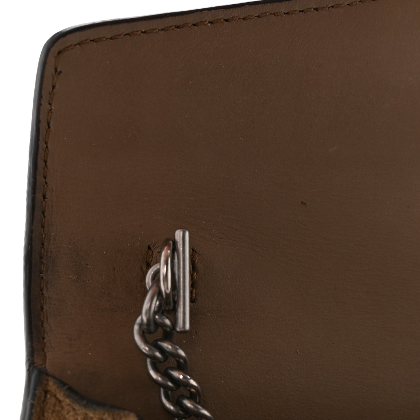 GG Supreme Monogram Super Mini Dionysus Shoulder Bag Taupe
