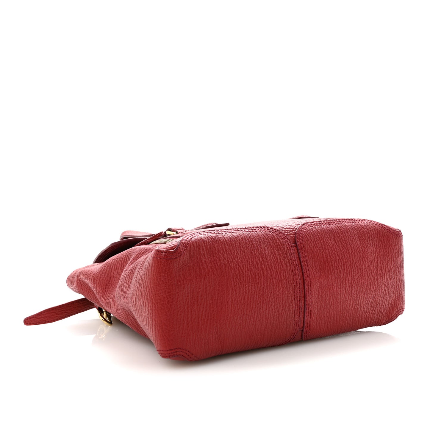 Textured Calfskin Medium Pashli Satchel Crimson