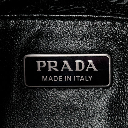 Prada Nappa Triangle Stitched Spectrum Camera Bag Black 7 of 13
