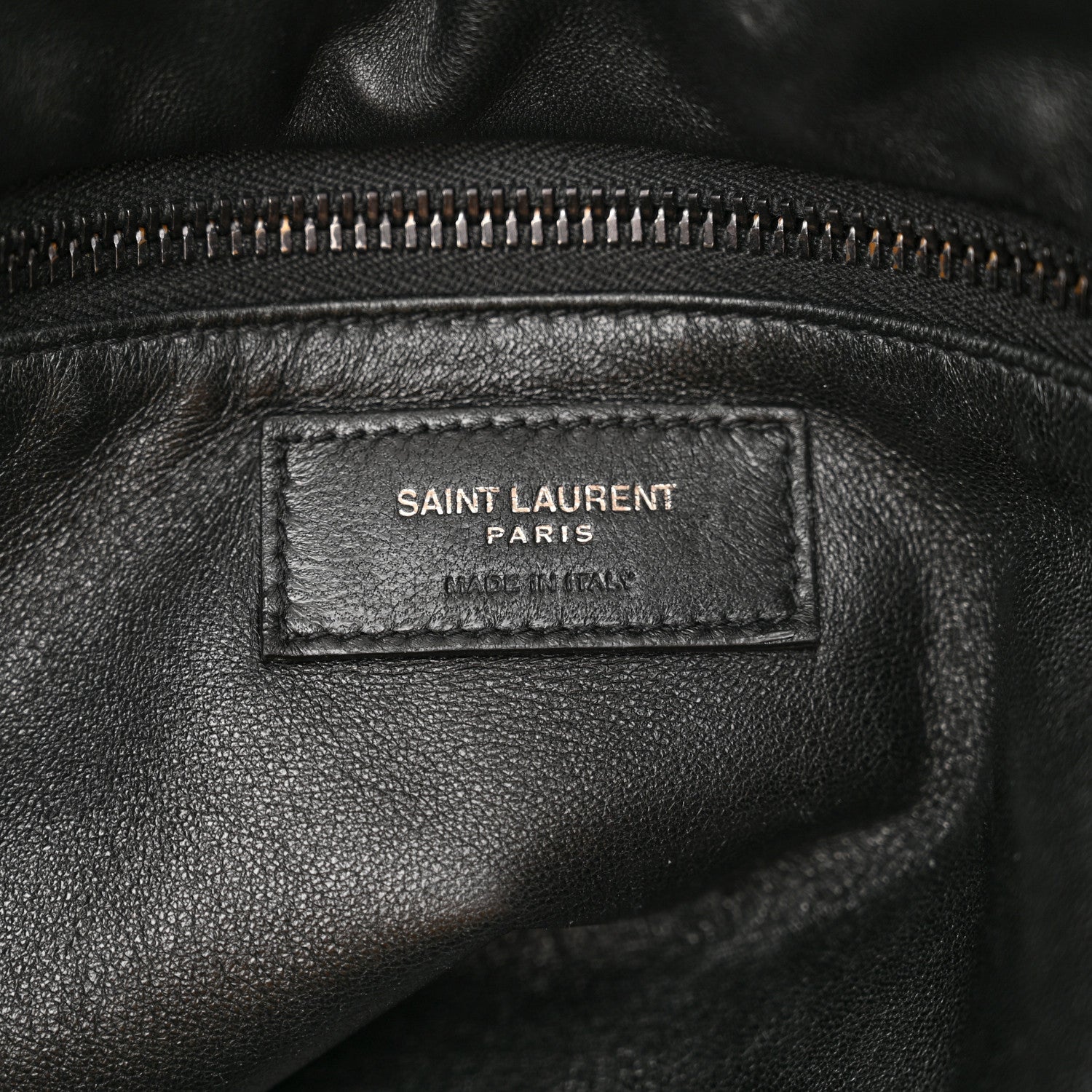 Saint Laurent Lambskin Wide Puffer Tote Black 6 of 13