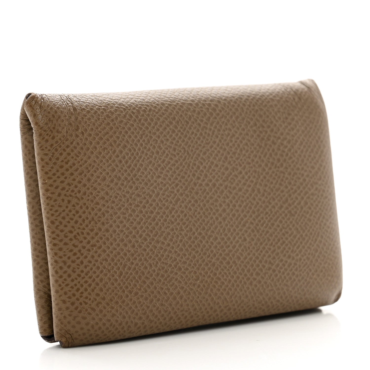 Hermes Epsom Calvi Card Case Etoupe 3 of 9