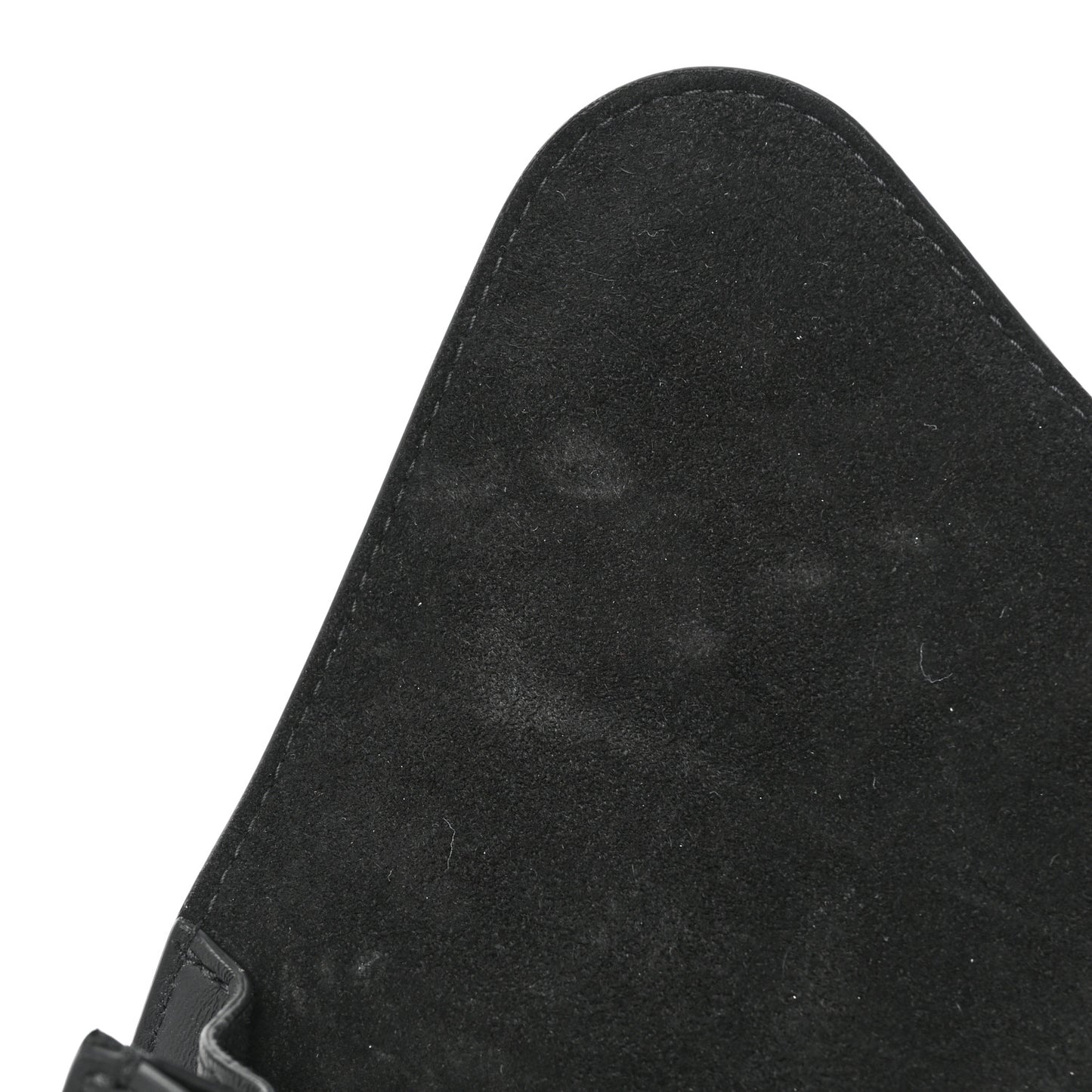 Ultra Matte Calfskin Saddle Belt Bag Black