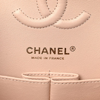 Chanel Caviar Chevron Quilted Small Double Flap Beige 6 of 11