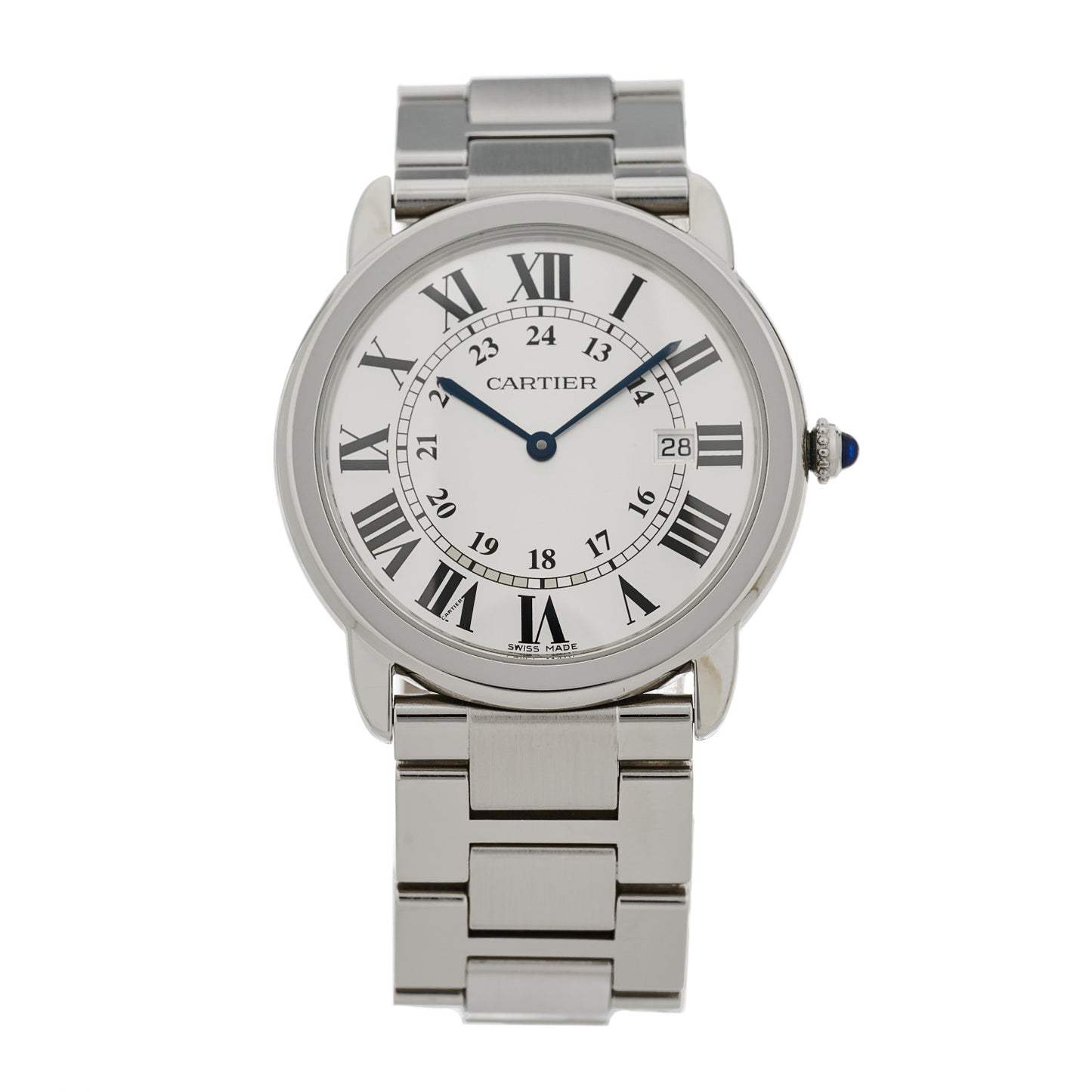 Stainless Steel 36mm Ronde Solo Quartz Watch