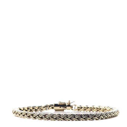 Tiffany 18K Yellow Gold Russian Braid Chain Bracelet 1 of 7