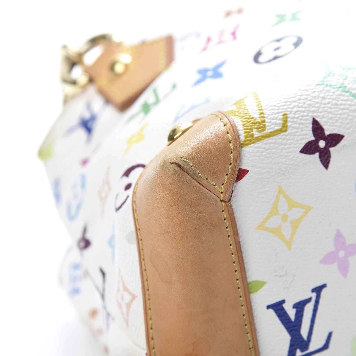 Louis Vuitton Monogram Multicolor Audra White 9 of 21