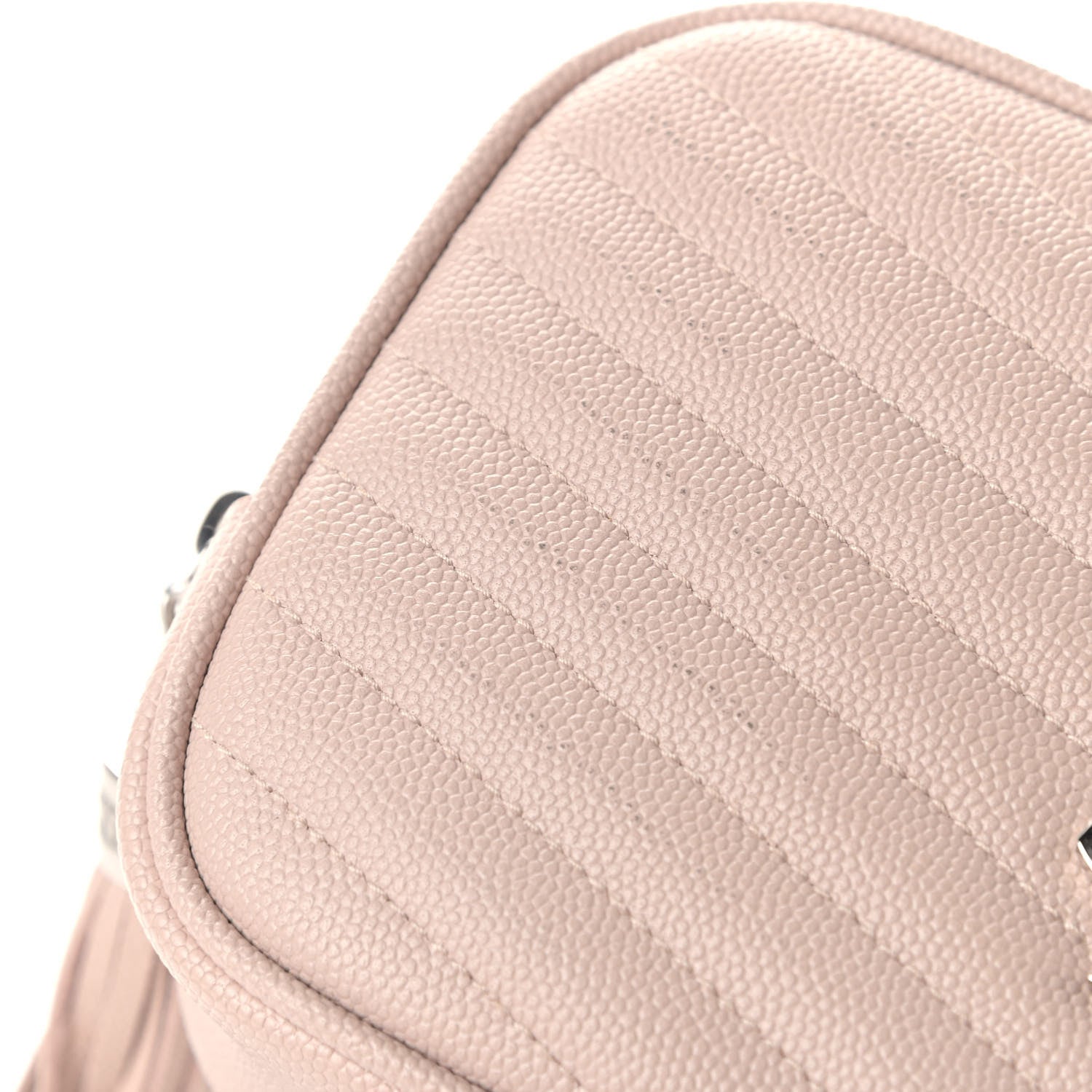 Saint Laurent Grain De Poudre Matelasse Monogram Mini Lou Camera Bag Marble Pink 6 of 6