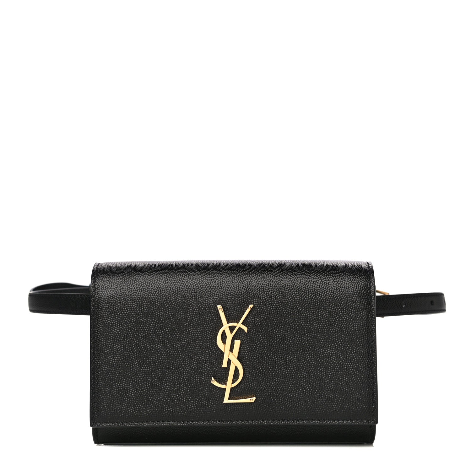 Saint Laurent Grain De Poudre Monogram Kate Belt Bag Black 1 of 9
