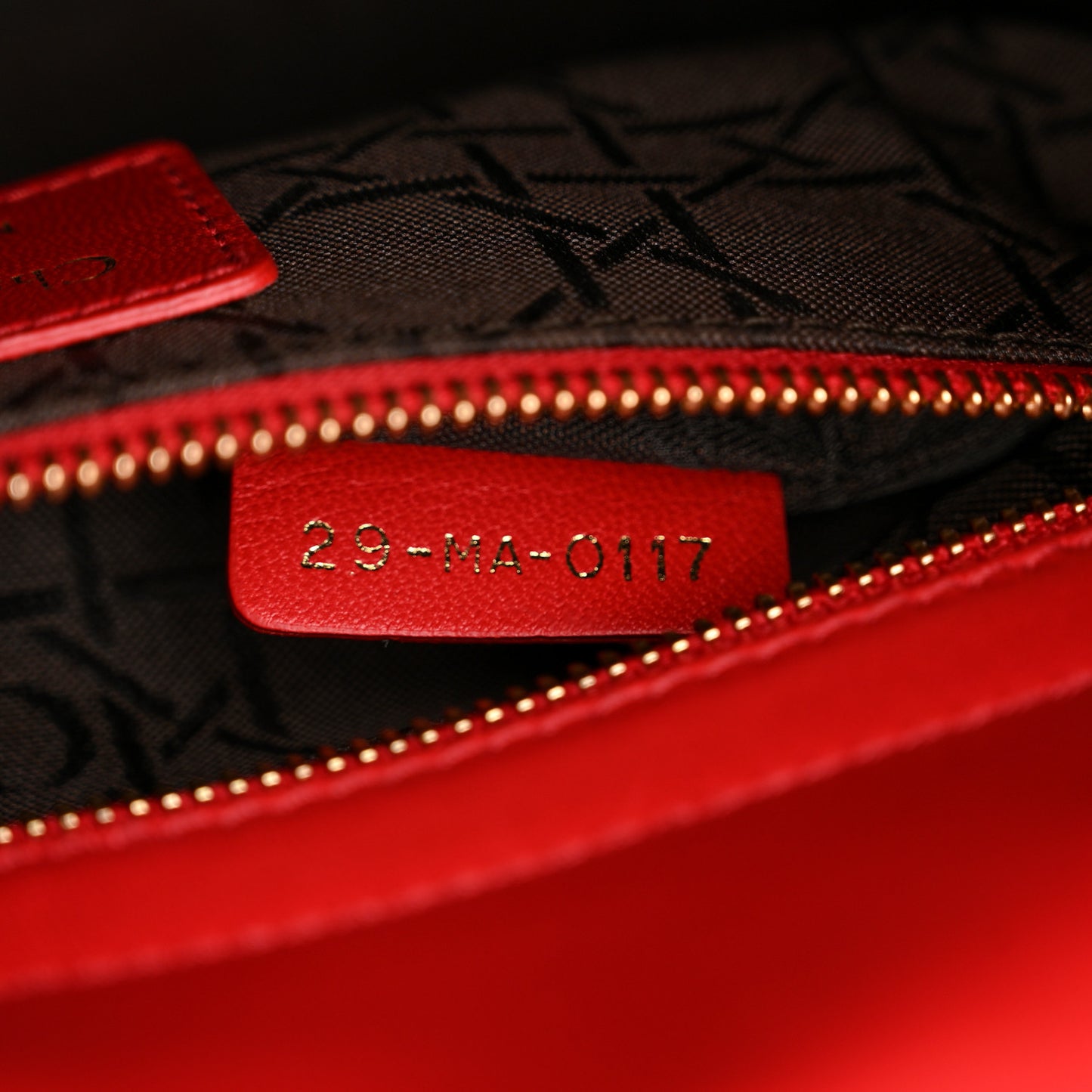 Lambskin Cannage Small Lucky Badges My Lady Dior Warm Fuschia