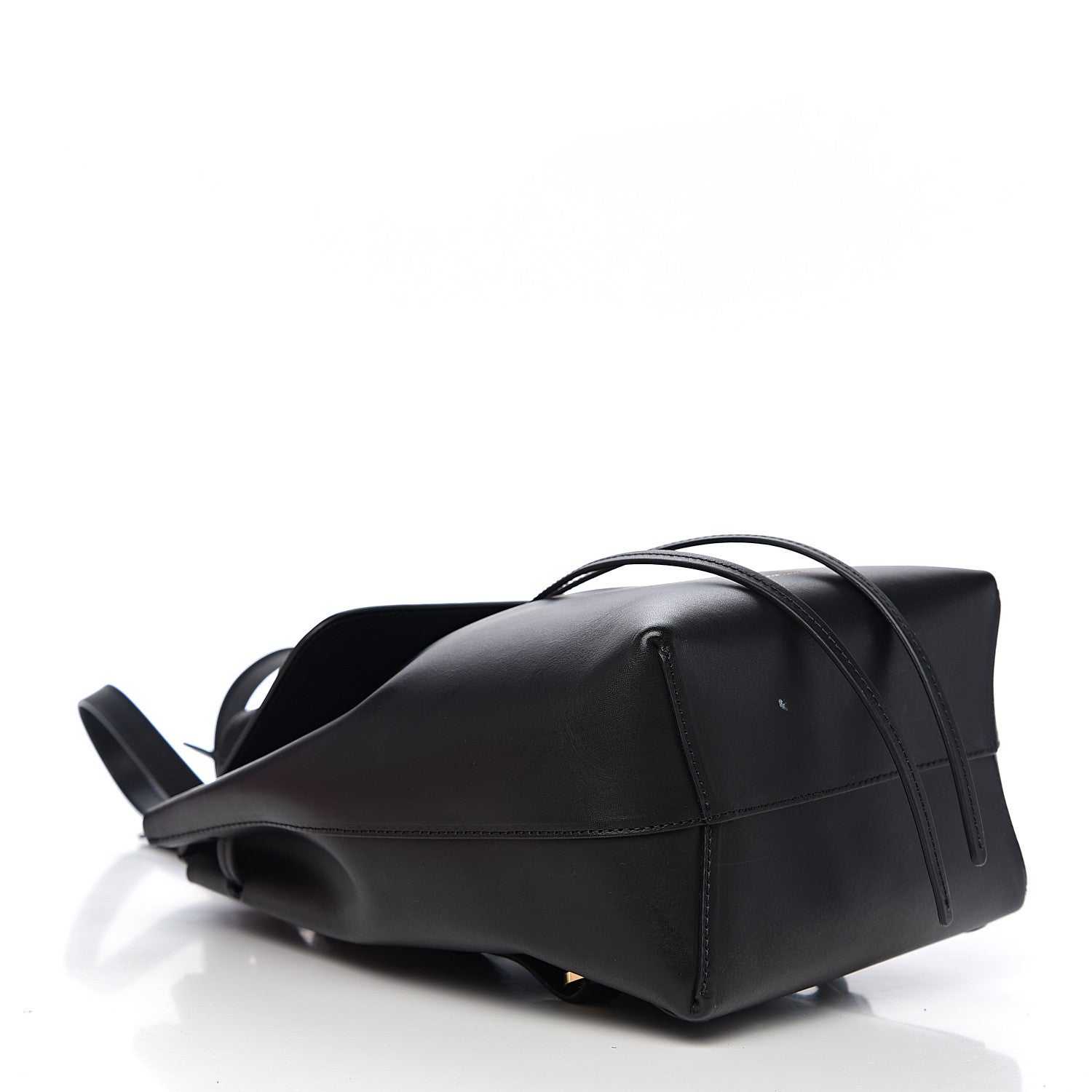 Mansur Gavriel Calfskin Mini Backpack Bag Black 3 of 11