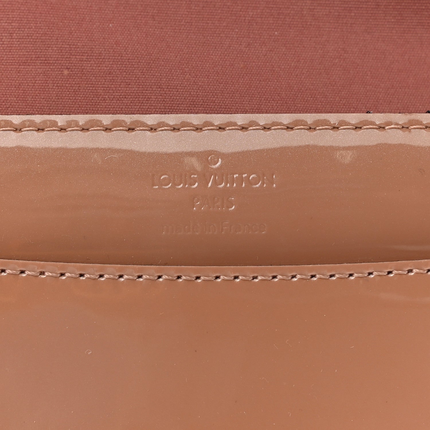 Louis Vuitton Patent Louise New Sobe Clutch Rose Velours 6 of 8