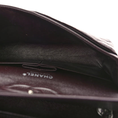 Chanel Caviar Quilted Medium Double Flap Dark Red 5 of 9