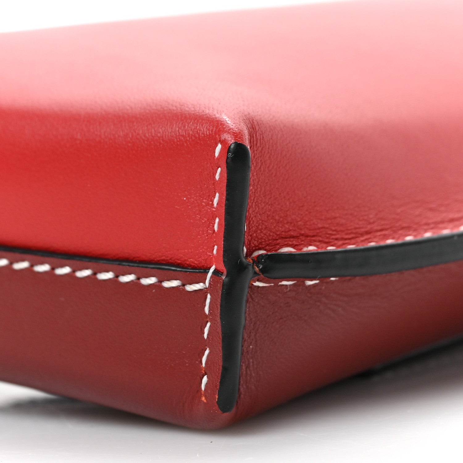 Loewe Smooth Calfskin Gate Pocket Scarlet Burnt Red Tan 9 of 9