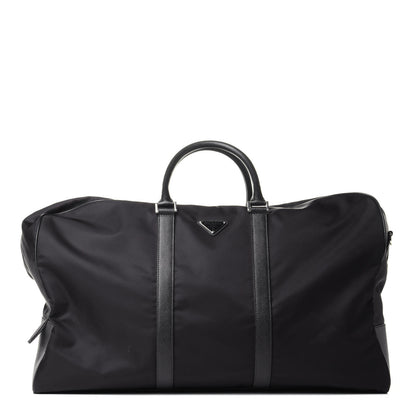 Prada Tessuto Nylon Saffiano Duffle Bag Black 1 of 4