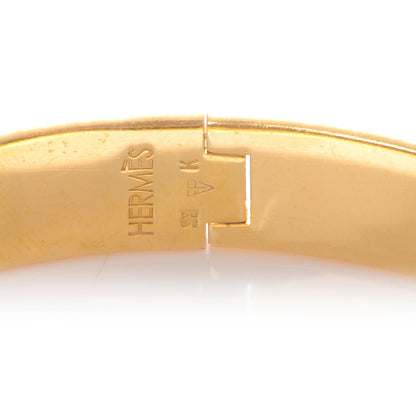 Hermes Enamel Narrow Clic Clac H Bracelet PM Black 5 of 5