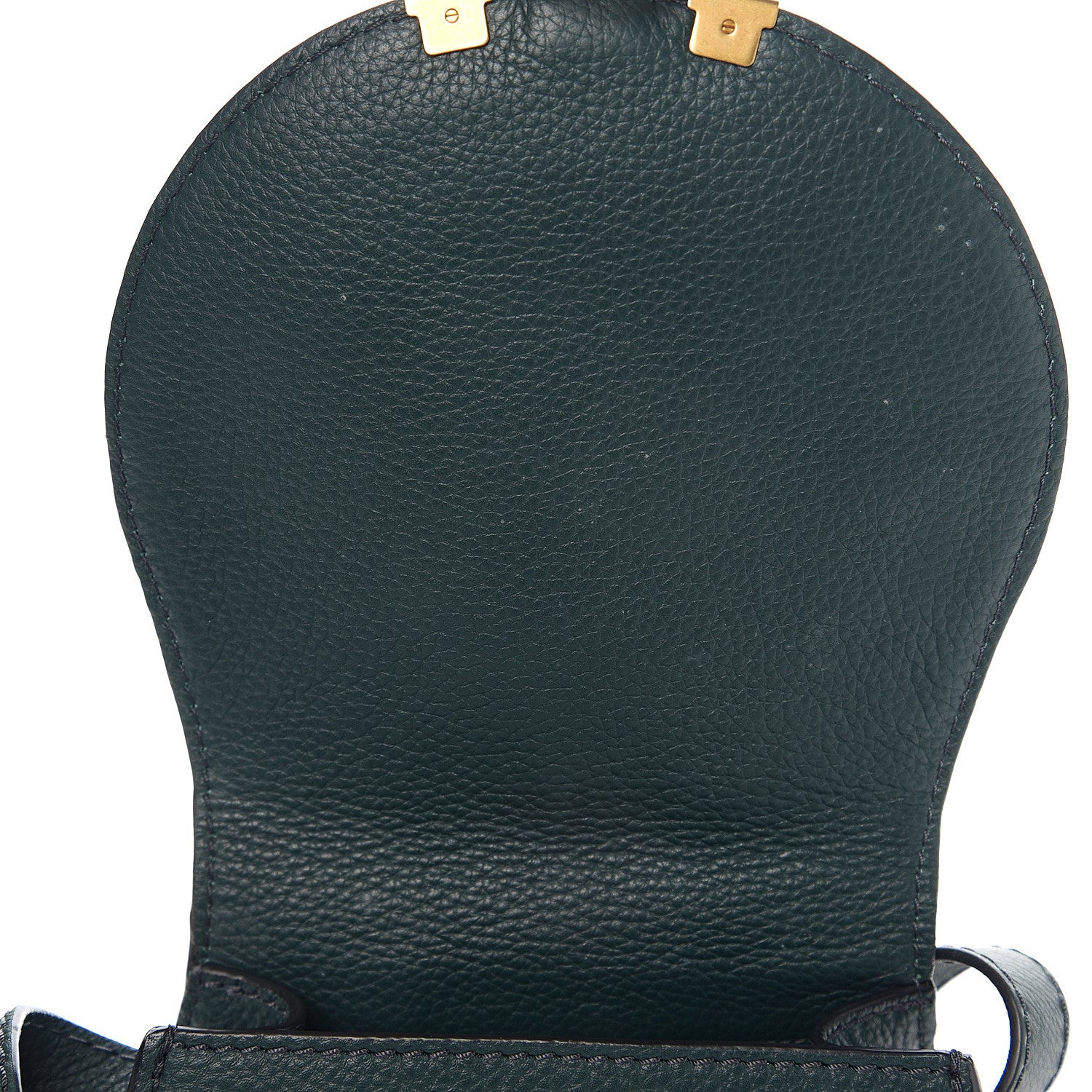 Chloe Calfskin Mini Marcie Round Crossbody Bag Rainforest 5 of 9