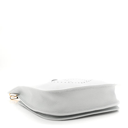 Hermes Taurillon Clemence Evelyne III PM Bleu Pale 4 of 11
