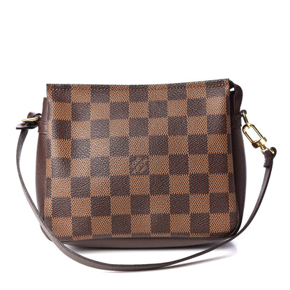 Louis Vuitton Damier Ebene Trousse Make Up Bag Pochette 1 of 9