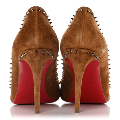 Christian Louboutin Veau Velours Anjalina Pumps 40.5 Macchiato 6 of 13