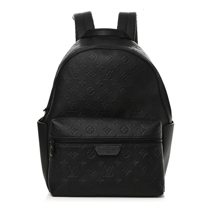 Louis Vuitton Calfskin Monogram Shadow Discovery Backpack Black 1 of 9