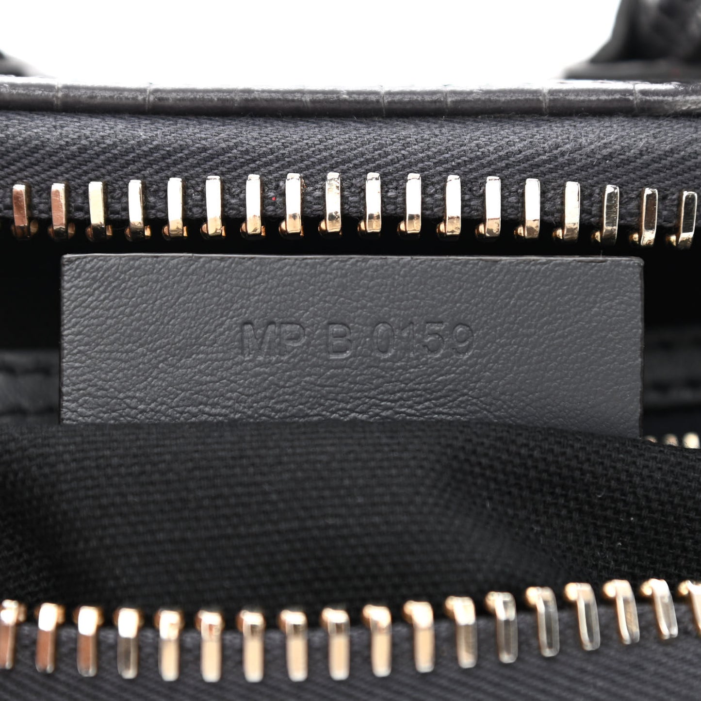 Calfskin Crocodile Embossed Mini Antigona Storm Grey
