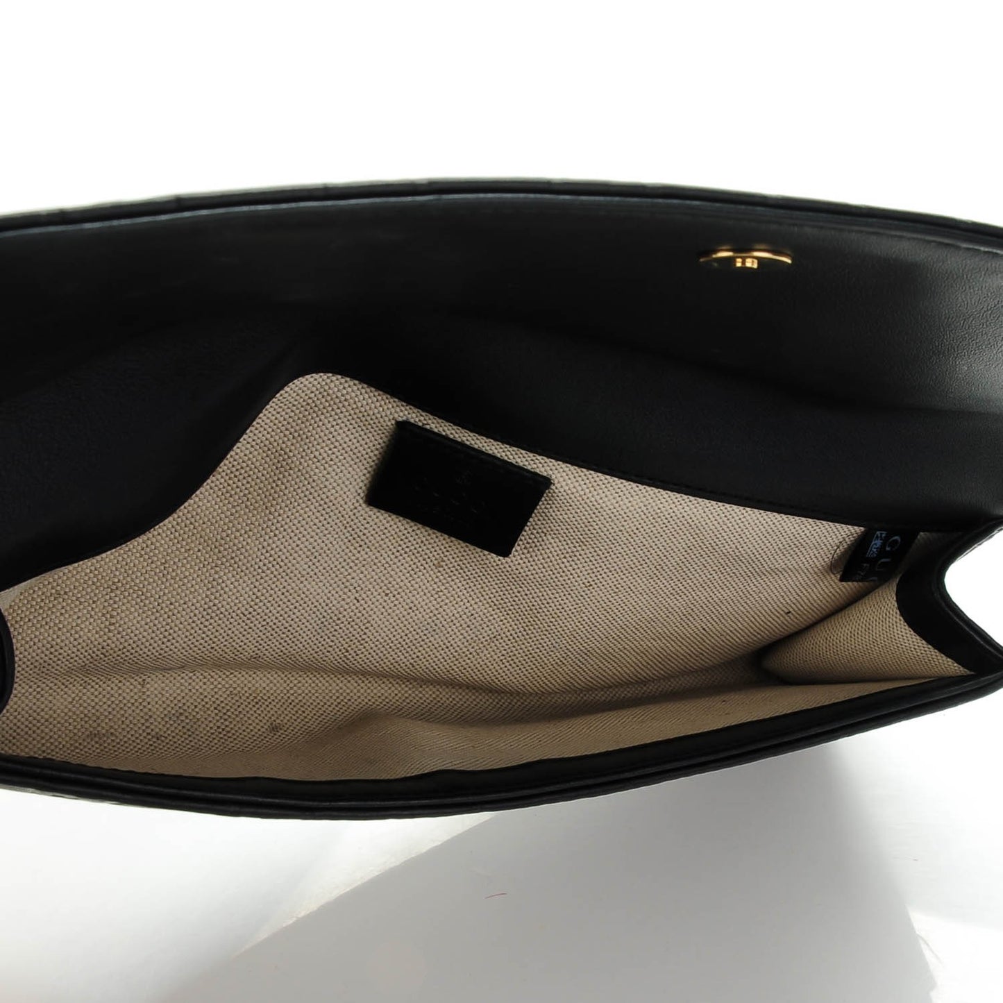 Guccissima Small Broadway Clutch Black