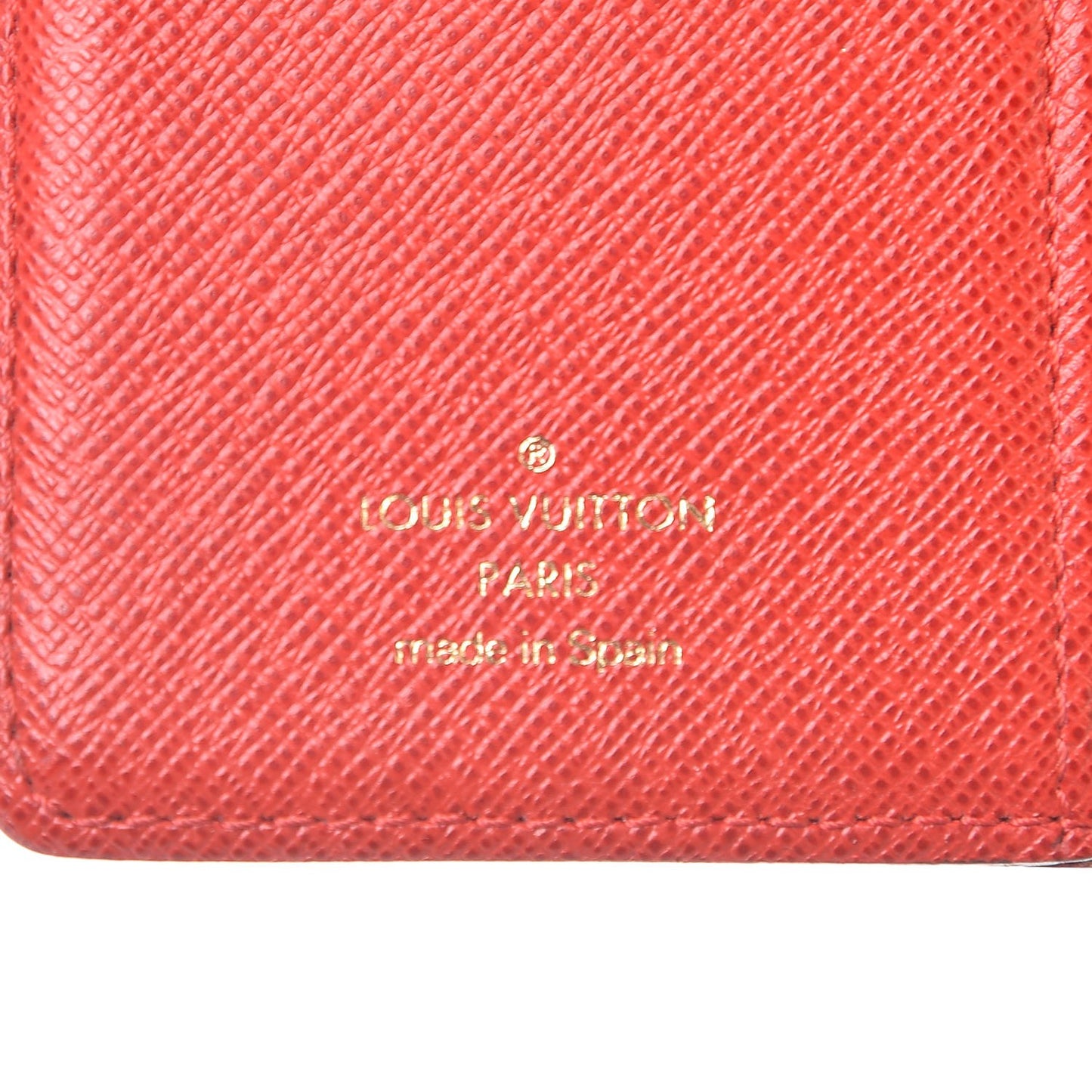 Monogram Groom Small Ring Agenda Cover Red