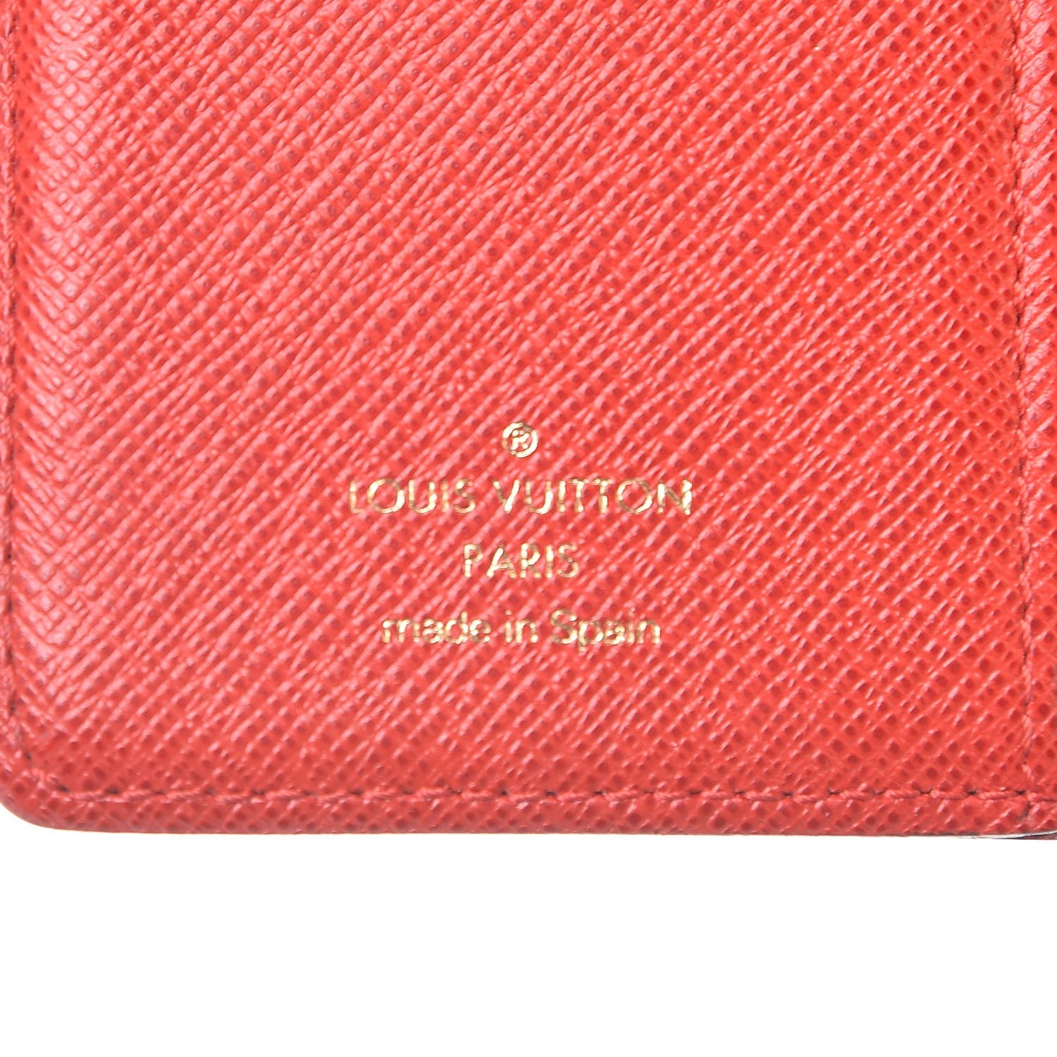 Louis Vuitton Monogram Groom Small Ring Agenda Cover Red 6 of 8