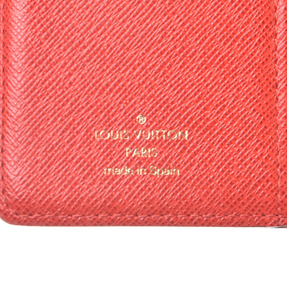 Louis Vuitton Monogram Groom Small Ring Agenda Cover Red 6 of 8