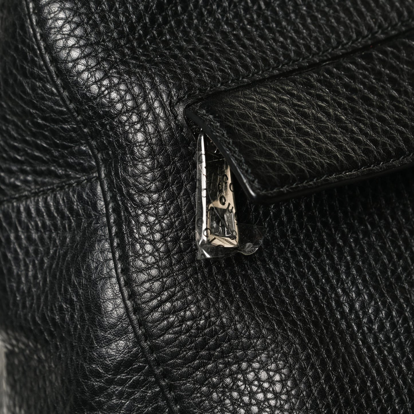 Pebbled Calfskin Soho Carry On Duffle Black